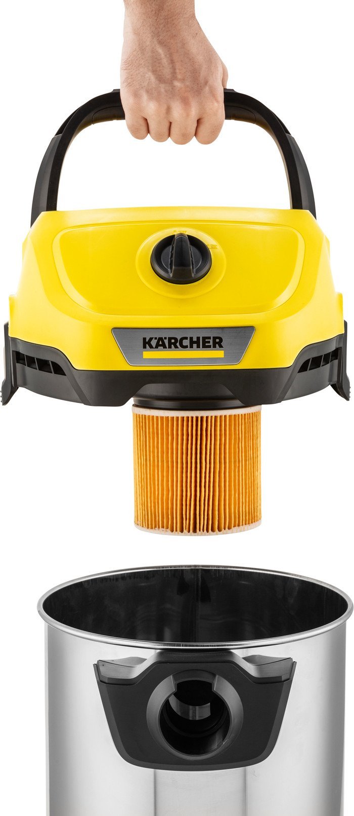 Aspirateur Karcher WD3 19L inox - الصورة 8