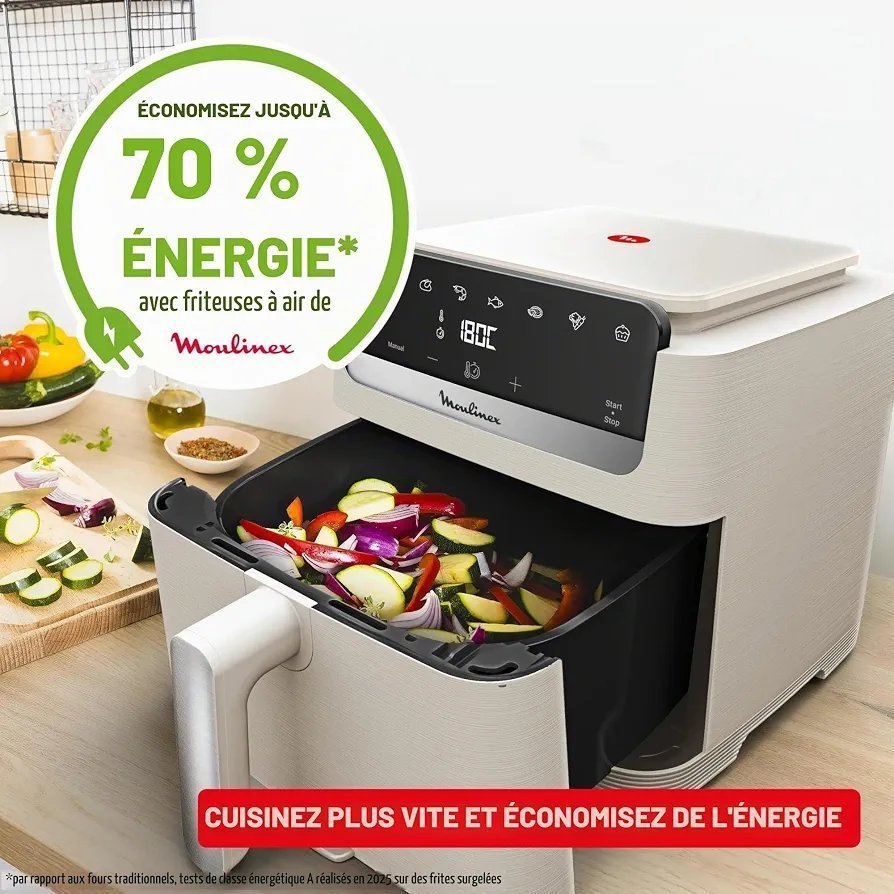 Airfryer Moulinex soleil 7.5L - الصورة 6